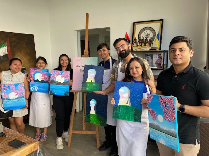 Team Building Art Workshop in Dubai